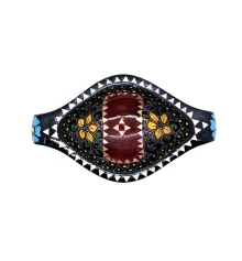 Братина «Ладья» из цельного дерева инкрустированная перламутром (16.5×10×3.5 см) G купить в интернет магазине подарков ПраздникШоп