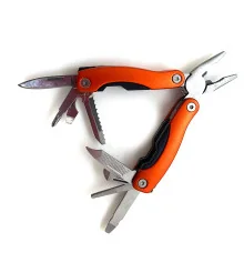 Нож-плоскогубцы с набором инструментов оранжевый (9 в1) (7×3.5×2 см) купить в интернет магазине подарков ПраздникШоп