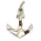 Якорь деревянный белый (44×27×1.5 см) купить в интернет магазине подарков ПраздникШоп