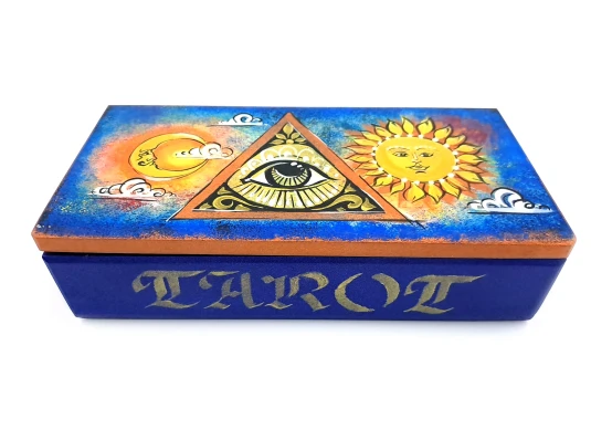 Шкатулка для карт таро «Всевидящее око» (200×100×55 см) купить в интернет магазине подарков ПраздникШоп