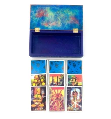 Шкатулка для карт таро «Луна-Солнце» (200×100×55 см) купить в интернет магазине подарков ПраздникШоп