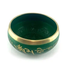 Чаша поющая зеленая (d-15.3 см h-7.2 см) купить в интернет магазине подарков ПраздникШоп