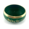 Чаша поющая зеленая (d-15.3 см h-7.2 см)
