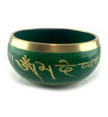 Чаша поющая зеленая (d-15.3 см h-7.2 см) купить в интернет магазине подарков ПраздникШоп