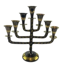 Подсвечник менора бронзовый Антик. (19×19×6.5 см) купить в интернет магазине подарков ПраздникШоп