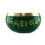 Чаша поющая бронзовая «Будда» зеленая (d-13.8 см h-6.5 см) купить в интернет магазине подарков ПраздникШоп