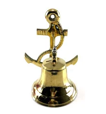 Колокол-рында «Якорь» бронзовый (19×15.5×15 см) купить в интернет магазине подарков ПраздникШоп
