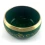 Чаша поющая бронзовая «Будда» зеленая (11.5×10.6×6 см) купить в интернет магазине подарков ПраздникШоп