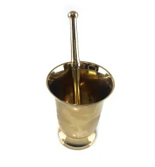 Ступка с пестиком бронзовая (d-8.5 см h-10.7 см) купить в интернет магазине подарков ПраздникШоп