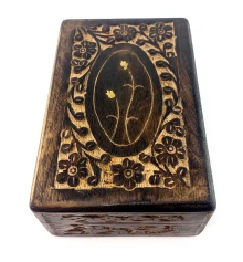 Шкатулка из мангового дерева (17.5×11.5×6 см) купить в интернет магазине подарков ПраздникШоп