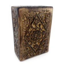 Шкатулка из мангового дерева (17.8×12.5×6 см) купить в интернет магазине подарков ПраздникШоп