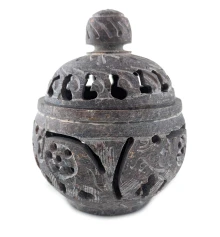 Подсвечник Аромакурительница из мыльного камня (8.3×6.8×6.2 см) купить в интернет магазине подарков ПраздникШоп