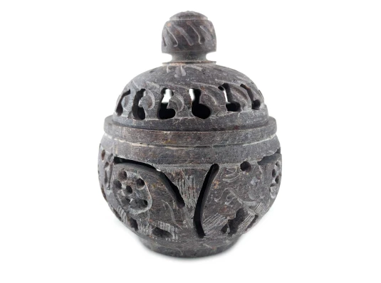 Подсвечник Аромакурительница из мыльного камня (8.3×6.8×6.2 см) купить в интернет магазине подарков ПраздникШоп