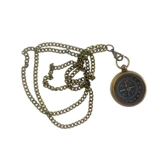 Компас карманный на цепочке бронза (d-3.3 купить в интернет магазине подарков ПраздникШоп