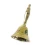 Колокольчик с ручкой с рисунком бронзовый «Павлины на желтом фоне» (18×7.6 см) купить в интернет магазине подарков ПраздникШоп