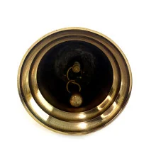 Колокольчик с ручкой с рисунком бронзовый «Птицы на розовом фоне» (12.5×6 см) купить в интернет магазине подарков ПраздникШоп