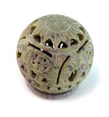 Подсвечник Аромакурительница из мыльного камня (7.5×7.8×4.8 см) купить в интернет магазине подарков ПраздникШоп