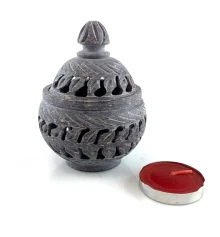 Подсвечник Аромакурительница из мыльного камня (8.3×6.6×5.9 см) купить в интернет магазине подарков ПраздникШоп