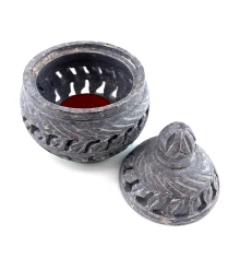 Подсвечник Аромакурительница из мыльного камня (8.3×6.6×5.9 см) купить в интернет магазине подарков ПраздникШоп