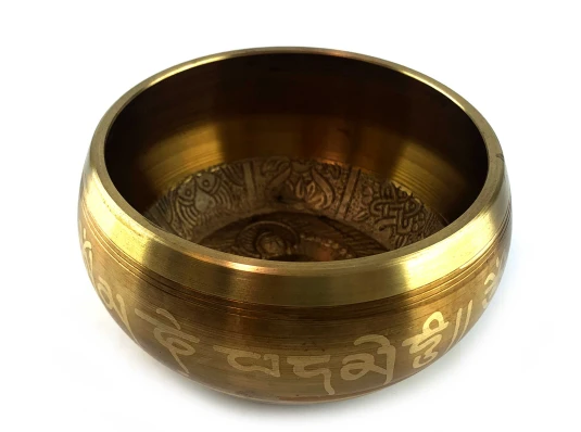 Чаша поющая бронзовая «Будда» (6.5×13×11.8 см) купить в интернет магазине подарков ПраздникШоп