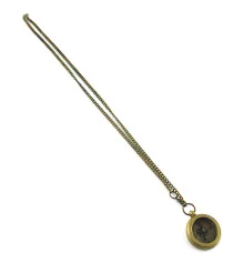 Компас карманный на цепочке бронза (d-3.3 купить в интернет магазине подарков ПраздникШоп