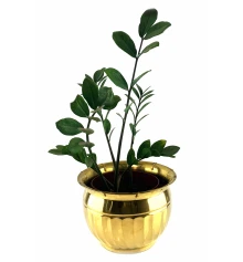 Кашпо « Золотистая Роскошь» (18×25.5 см) купить в интернет магазине подарков ПраздникШоп