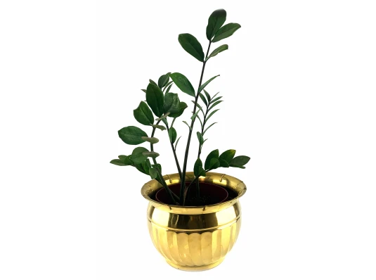 Кашпо « Золотистая Роскошь» (18×25.5 см) купить в интернет магазине подарков ПраздникШоп