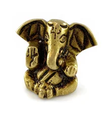 Ганеша бронзовый (3.2×3.2×1.6 см) купить в интернет магазине подарков ПраздникШоп