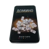 Доміно в чорному металевому боксі (19×11.5×3.5 см)