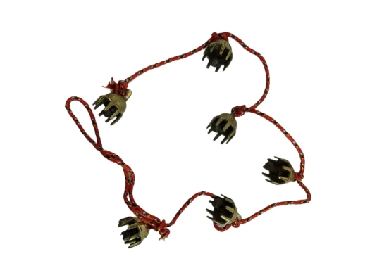 Колокольчики бронзовые на веревке (85×3.8×2.7 см) купить в интернет магазине подарков ПраздникШоп