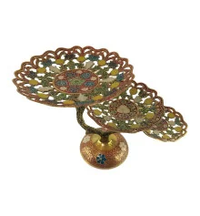 Фруктовница бронзовая 3 х яруcная купить в интернет магазине подарков ПраздникШоп