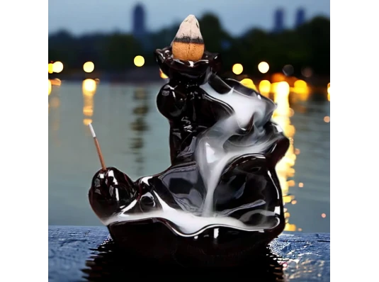 Подставка под благовония Back Flow «Лотос» (8.7×9.1×7.4 см) купить в интернет магазине подарков ПраздникШоп