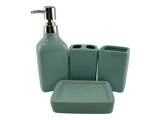 Набор для ванной керамический «Голубой» купить в интернет магазине подарков ПраздникШоп