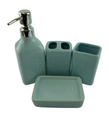 Набор для ванной керамический «Голубой» купить в интернет магазине подарков ПраздникШоп