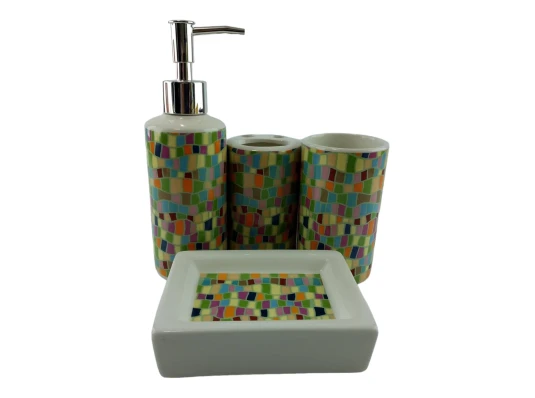 Набор для ванной керамический «Мозаика» купить в интернет магазине подарков ПраздникШоп