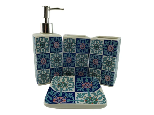 Набор для ванной керамический «Фреска» купить в интернет магазине подарков ПраздникШоп