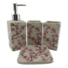 Набор для ванной керамический «Розовая Сакура»