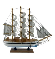 Модель парусника на подставке (32×31×7 см) купить в интернет магазине подарков ПраздникШоп