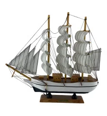 Модель парусника на подставке (32×31×7 см) купить в интернет магазине подарков ПраздникШоп