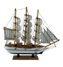 Модель парусника на подставке (32×31×7 см) купить в интернет магазине подарков ПраздникШоп