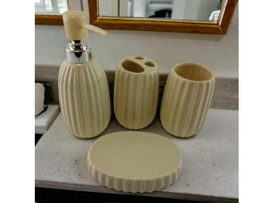 Набор для ванной комнаты «Молочный» купить в интернет магазине подарков ПраздникШоп