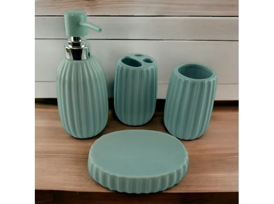 Набор для ванной комнаты «Нежно-голубой» купить в интернет магазине подарков ПраздникШоп