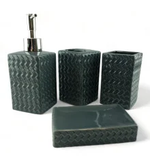 Набор для ванной комнаты «Серый» купить в интернет магазине подарков ПраздникШоп