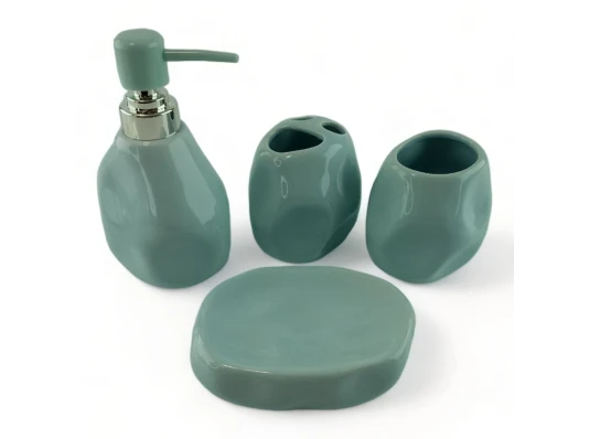 Набор для ванной комнаты «Нежно- голубой» купить в интернет магазине подарков ПраздникШоп