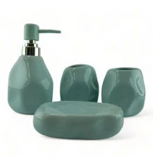 Набор для ванной комнаты «Нежно- голубой» купить в интернет магазине подарков ПраздникШоп