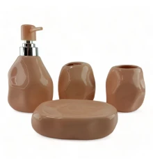 Набор для ванной комнаты «Светло- персиковый» купить в интернет магазине подарков ПраздникШоп