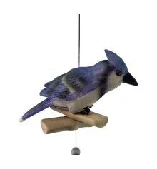 Музыка ветра «Голубая сойка» (50×15.5×8 см) купить в интернет магазине подарков ПраздникШоп