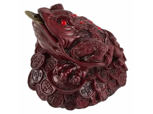 Статуэтка жаба «Жаба Богатства» (11.5×9.5×9.5 см) купить в интернет магазине подарков ПраздникШоп