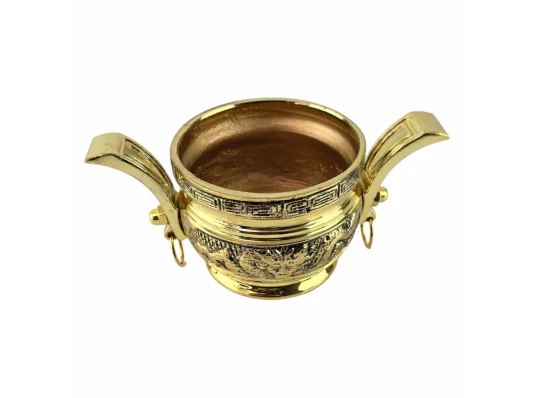 Курильница «Золотой Дракон» (9×9×6.3 см) купить в интернет магазине подарков ПраздникШоп