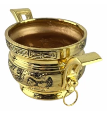 Курильница «Золотой Дракон» (9×9×6.3 см) купить в интернет магазине подарков ПраздникШоп